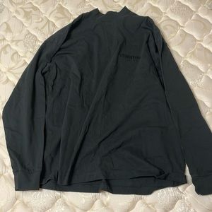 Black Essentials Fear of God Long Sleeve Shirt Size Medium